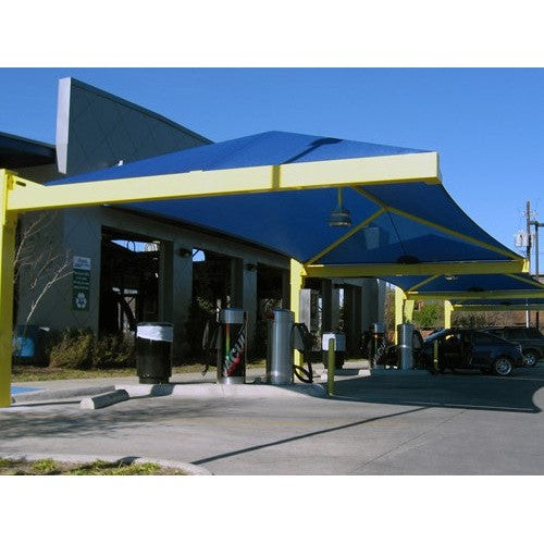 Full Hip Cantilever Shade Structure (Car Wash Style Shade)