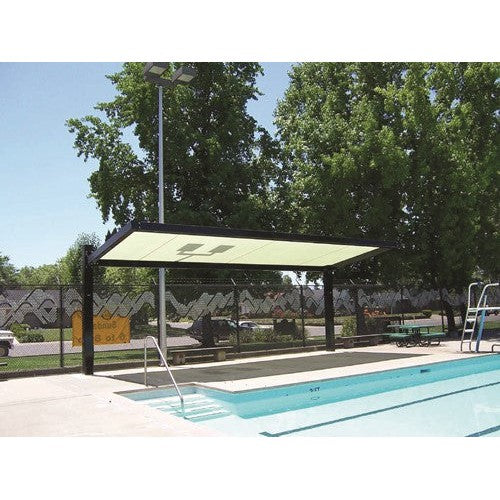 Slanted Cantilever Wing Framed Shade Structure