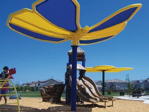 Butterfly Wings-Up Shade Structure