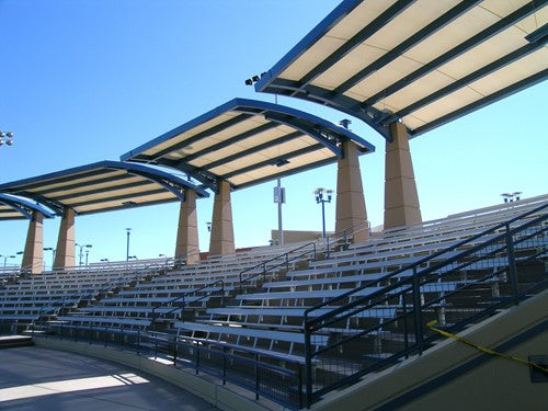 Panorama Shade Structure (Tennis Court Style Shade)