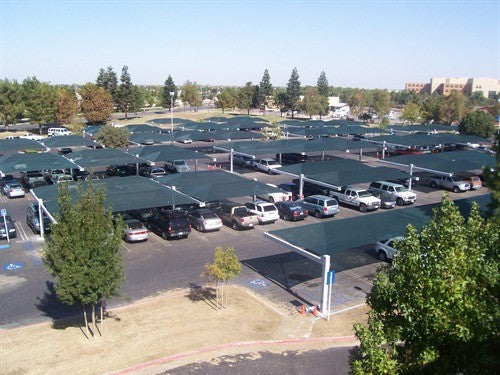 Full Hip Cantilever Shade Structure (Car Wash Style Shade)