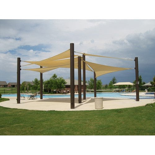 3-Point Sail Shade Structure