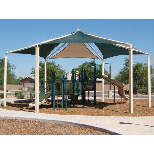 Hexagon Multi-Panel Shade Structure