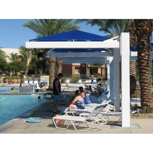 Full Hip Cantilever Shade Structure (Pool Style Shade)