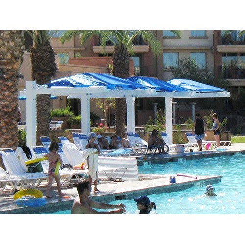 Full Hip Cantilever Shade Structure (Pool Style Shade)