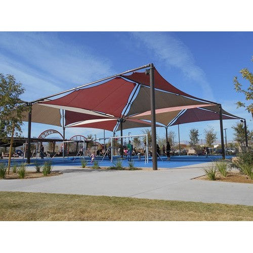 Hip Multi-Panel Shade Structure