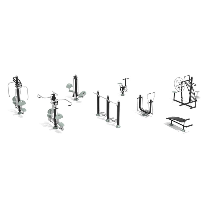 Playground Equipment No Shortcuts Fitness Course-Complete Systems and Bundles-Outdoor Workout Supply