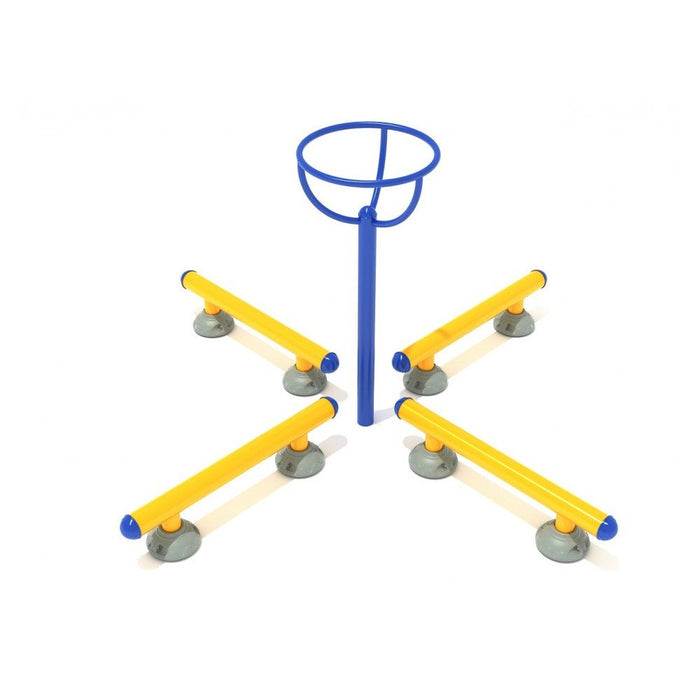 Playground Button. Step Playground Fitness Quadruple Balance Step Circle Station — Outdoor ...