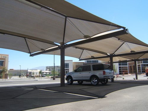 Full Hip Cantilever Shade Structure (Parking Style Shade)