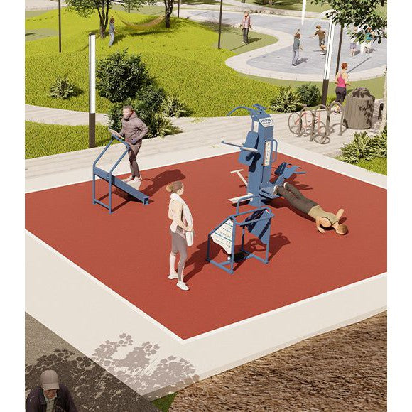 Outdoor Hiit Workout Park T6BCP Public Island OUTRACE T6