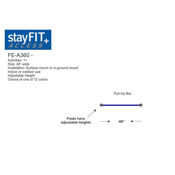 StayFIT Accessible+ Pull-Up-Bar (ADA Outdoor Fitness)