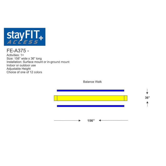 StayFIT Accessible+ Balance Walk (ADA Outdoor Fitness)