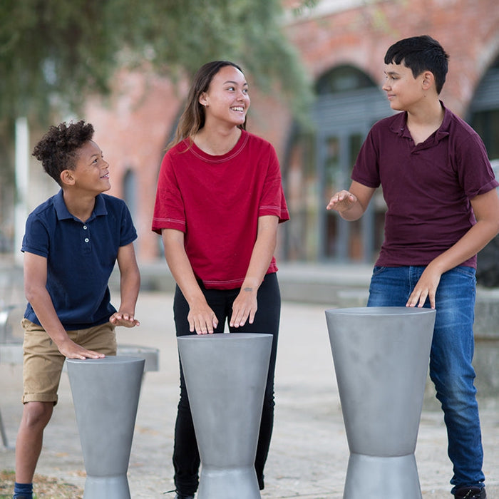 Percussion Play Djembes