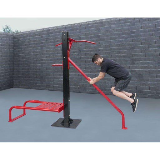 SuperMAX Individual Station (Vault, Step-Up & Pull-Up)-Outdoor Workout Supply