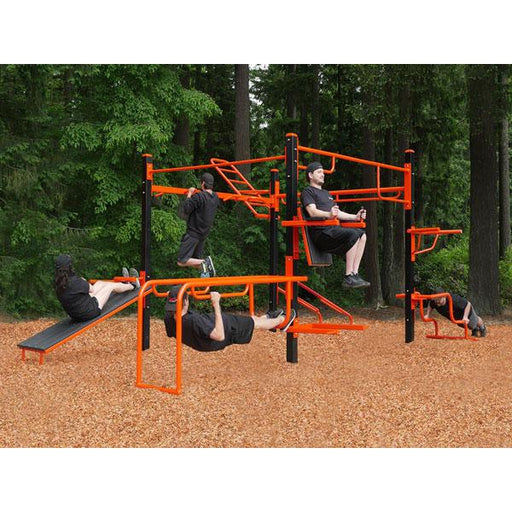 StayFIT Model 1110 (Outdoor Fitness Multi-Station #8)-Outdoor Workout Supply