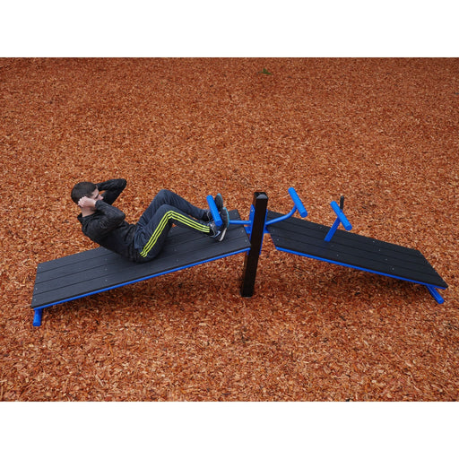 ExerTRAC Model 1332 (Incline Crunch Sit-Up and Incline Sit-up)-Outdoor Workout Supply