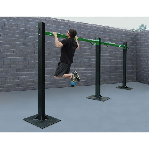 SuperMAX Individual Station (4-Person Pull-Up)-Outdoor Workout Supply