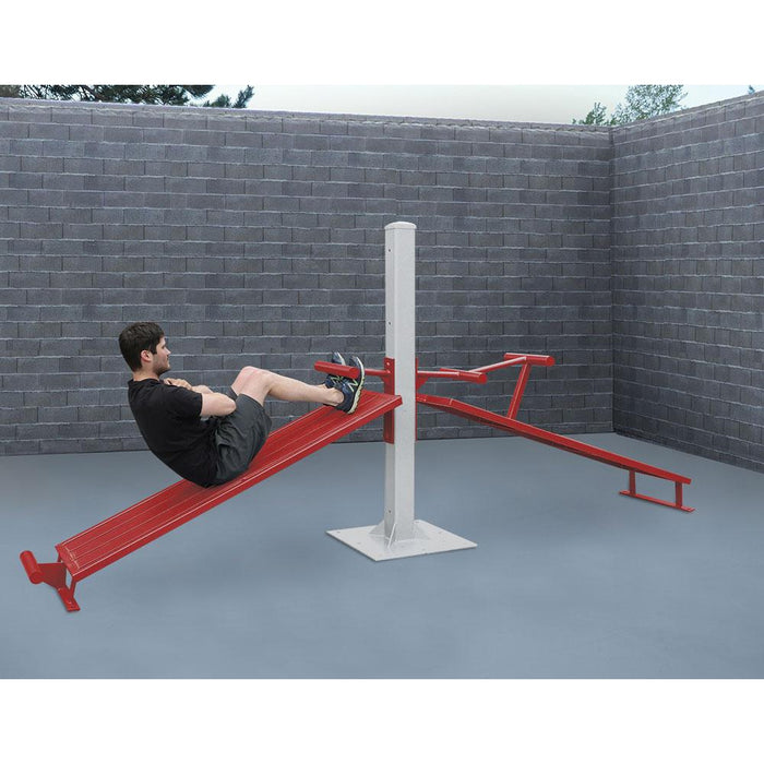 SuperMAX Individual Station (Incline Sit-Up and Crunch Sit-Up)-Outdoor Workout Supply