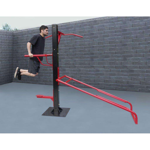 SuperMAX Individual Station (Triceps Dip, Decline Push-Up & Pull-Up)-Outdoor Workout Supply