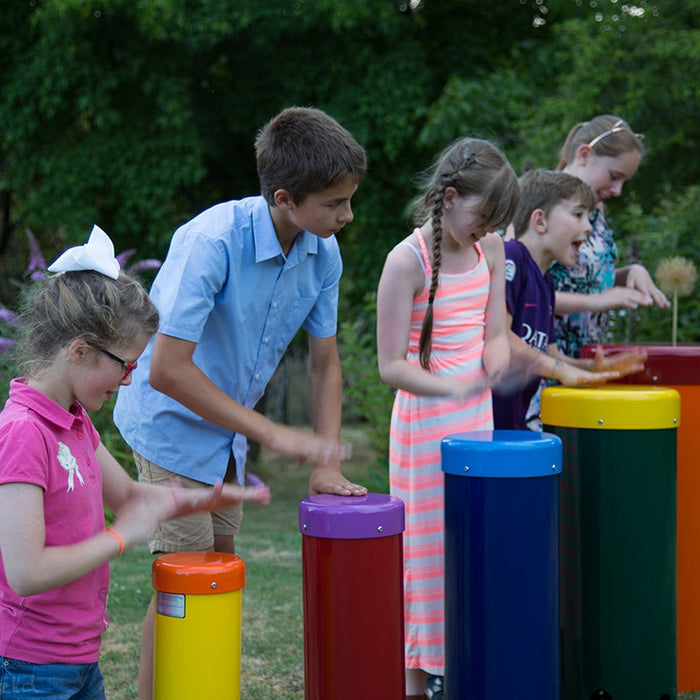 Percussion Play Rainbow Sambas Outdoor Drums