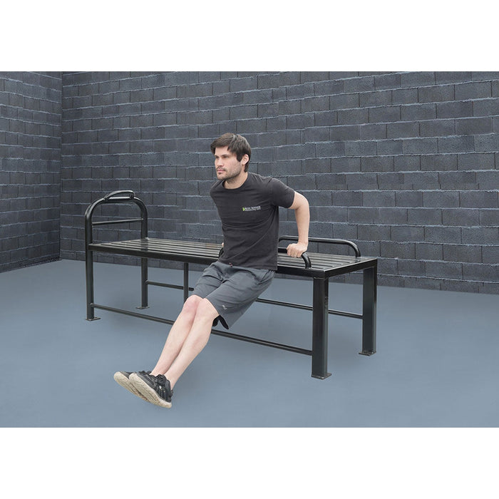 Superlight Bench SuperMAX Extreme Mini Bench 7 Station — Outdoor Workout Supply