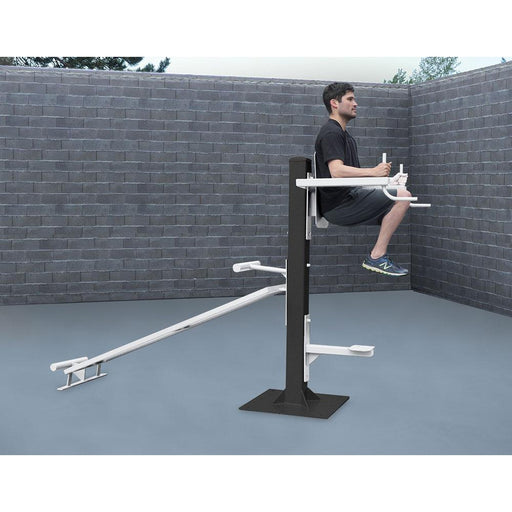 SuperMAX Individual Station (Vertical Knee Raise and Incline Sit-Up)-Outdoor Workout Supply