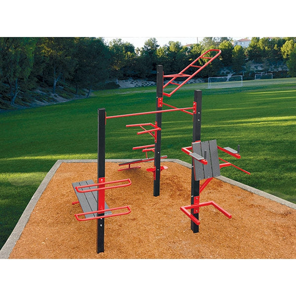 StayFIT Model 1124 (Outdoor Fitness Multi-Station #21)-Outdoor Workout Supply
