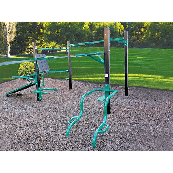 StayFIT Model 1158 (Outdoor Fitness Multi-station #34)-Outdoor Workout Supply