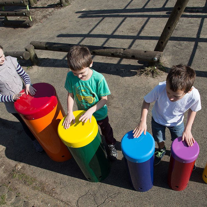 Percussion Play Rainbow Sambas Outdoor Drums