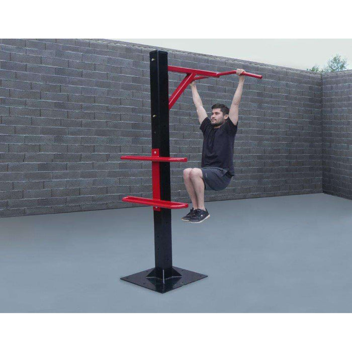 SuperMAX Individual Station (Knee Raise/ Pull-Up and Squat)-Outdoor Workout Supply