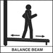 ExerTRAC Model 1355 (Balance Beam/Step-Up)-Outdoor Workout Supply