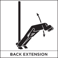 ExerTRAC Model 1340 (Back Extension/Back Stretch)-Outdoor Workout Supply