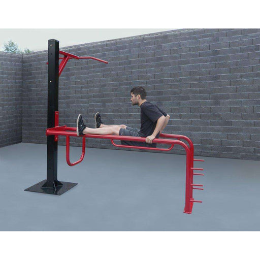 SuperMAX Individual Station (Parallel Bars and Pull-Up)-Outdoor Workout Supply