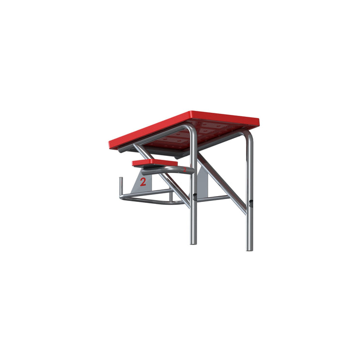 Spectrum Aquatics- Cougar Side/Rear Step Starting Platform, Dual Post ...