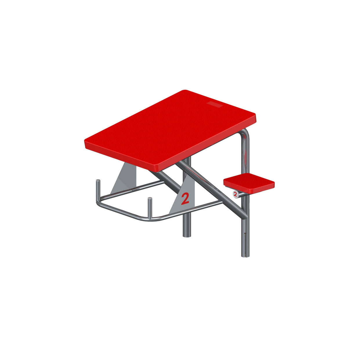 Spectrum Aquatics- Cougar Side/Rear Step Starting Platform, Dual Post ...