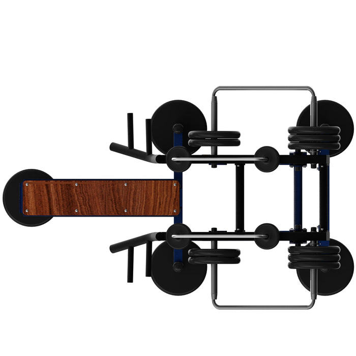 Street Barbell USA Bench Press (Outdoor Gym Equipment) — Outdoor