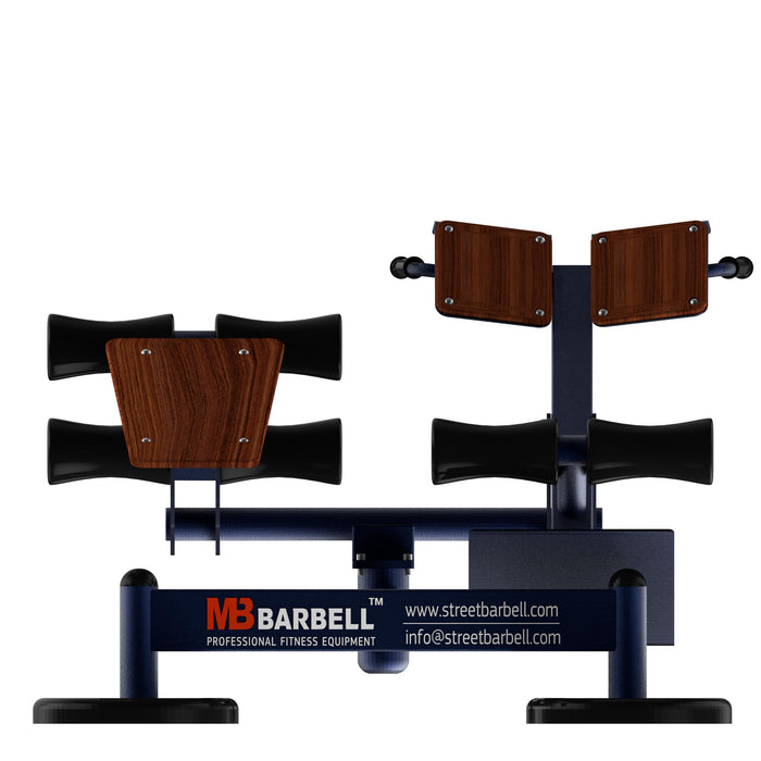 Street Barbell USA AB Bench & Hyperextension (Outdoor Gym Equipment)-Outdoor Workout Supply