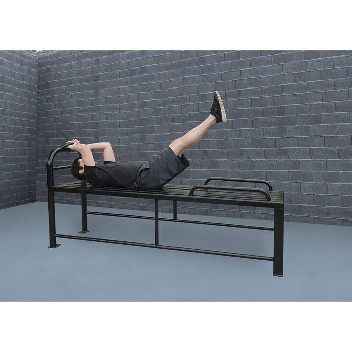 SuperMAX Extreme Mini Bench 7 Station-Outdoor Workout Supply