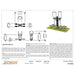 Playground Equipment Double Station Glider-Workout Station-Outdoor Workout Supply
