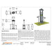 Playground Equipment Royal Double Station Hamstring Stretch-Workout Station-Outdoor Workout Supply
