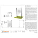 Playground Equipment Single Station Vertical Ladder-Workout Station-Outdoor Workout Supply