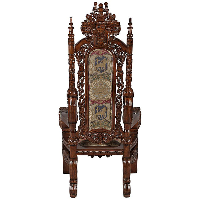 Design Toscano- The Lord Raffles Lion Throne Chair