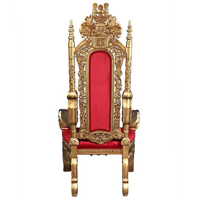 Design Toscano- Golden Lord Raffles Lion Throne Chair