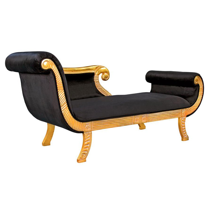 Design Toscano- Cleopatra Neoclassical Chaise Sofa