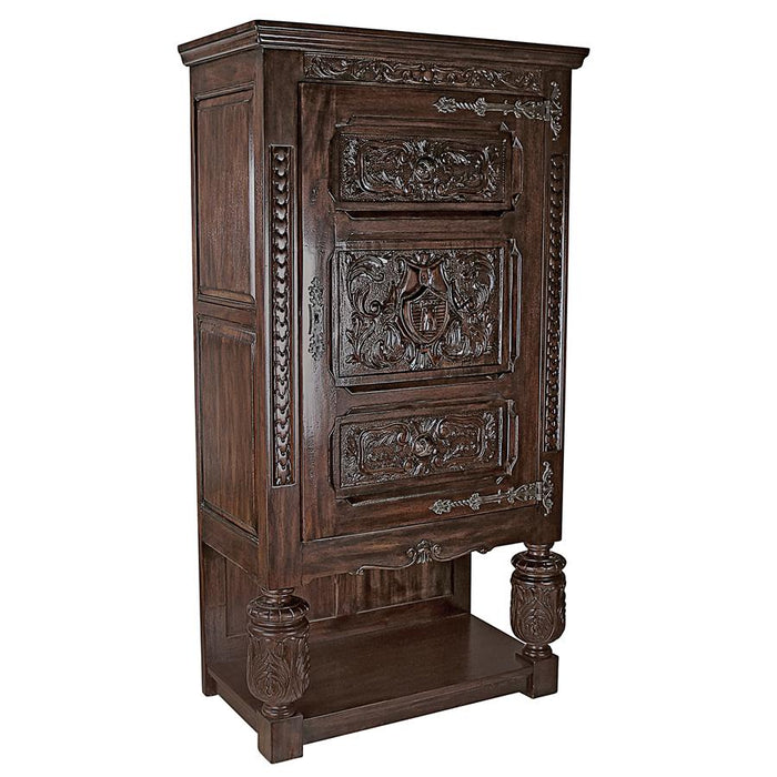 Design Toscano- Coat of Arms Gothic Revival Armoire