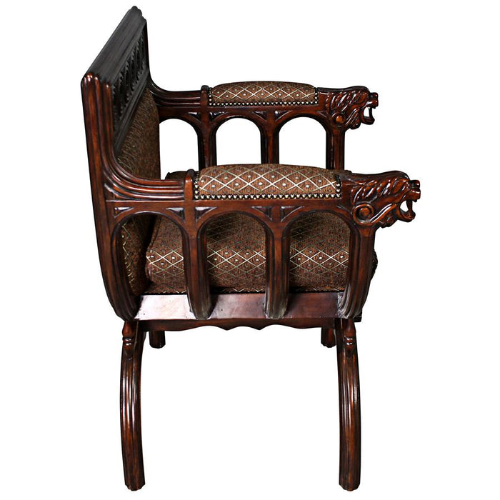 Design Toscano- San Lorenzo Renaissance Cross-Frame Chair