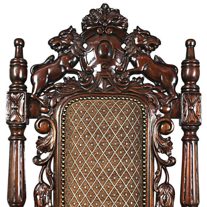 Design Toscano- The Grand Occasion Heraldic Armchair