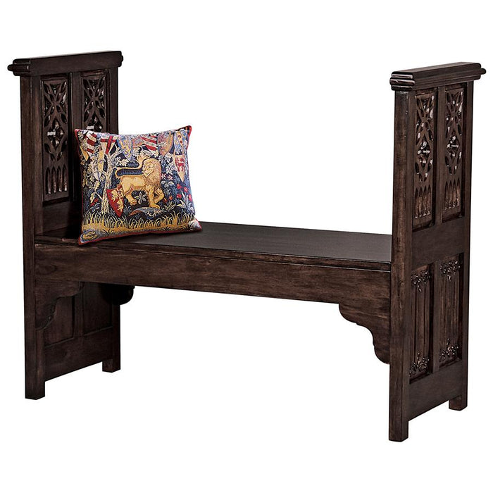 Design Toscano- Canterbury Abbey Gothic Bench