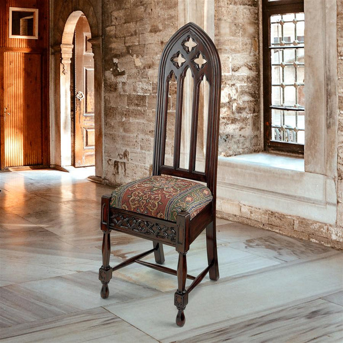 Design Toscano- Viollet-le-Duc Gothic Cathedral Side Chair: Each