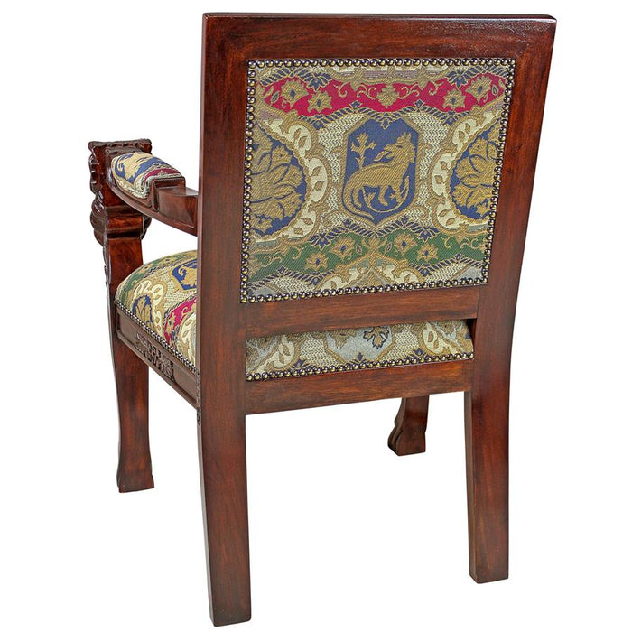 Design Toscano- Beardsley Heraldic Lion Armchair: Each